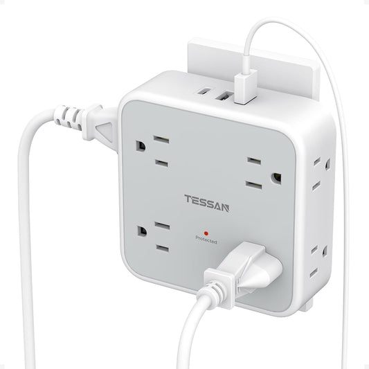 TESSAN 900J Surge Protector Plug Extension Block